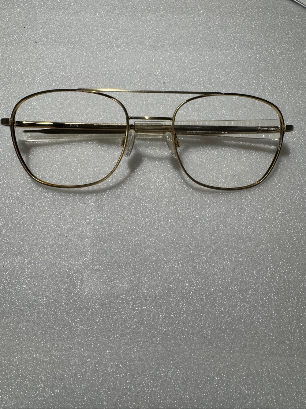 NEW~Randolph Aviator Sunglasses Eyeglasses 55 21 140 Frames RE FGN Brushed Gold